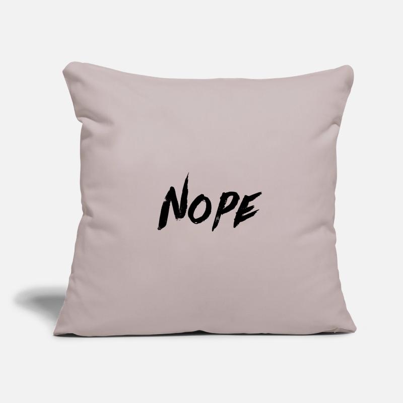 Nope Sofa pillowcase 17,3'' x 17,3'' (45 x 45 cm)
