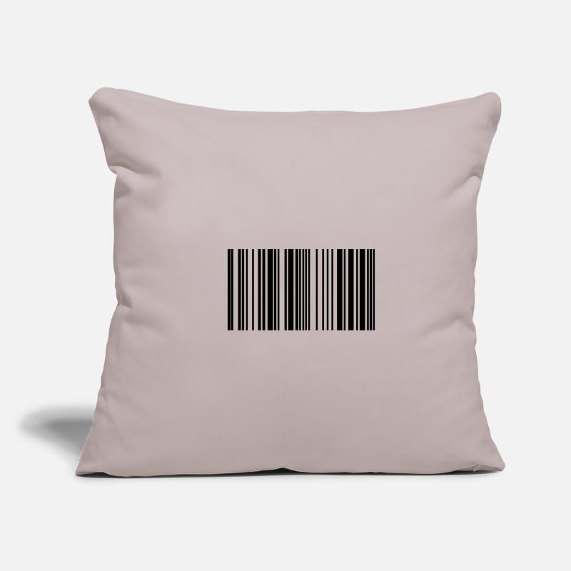 Barcode barcode Sofa pillowcase 17,3'' x 17,3'' (45 x 45 cm)