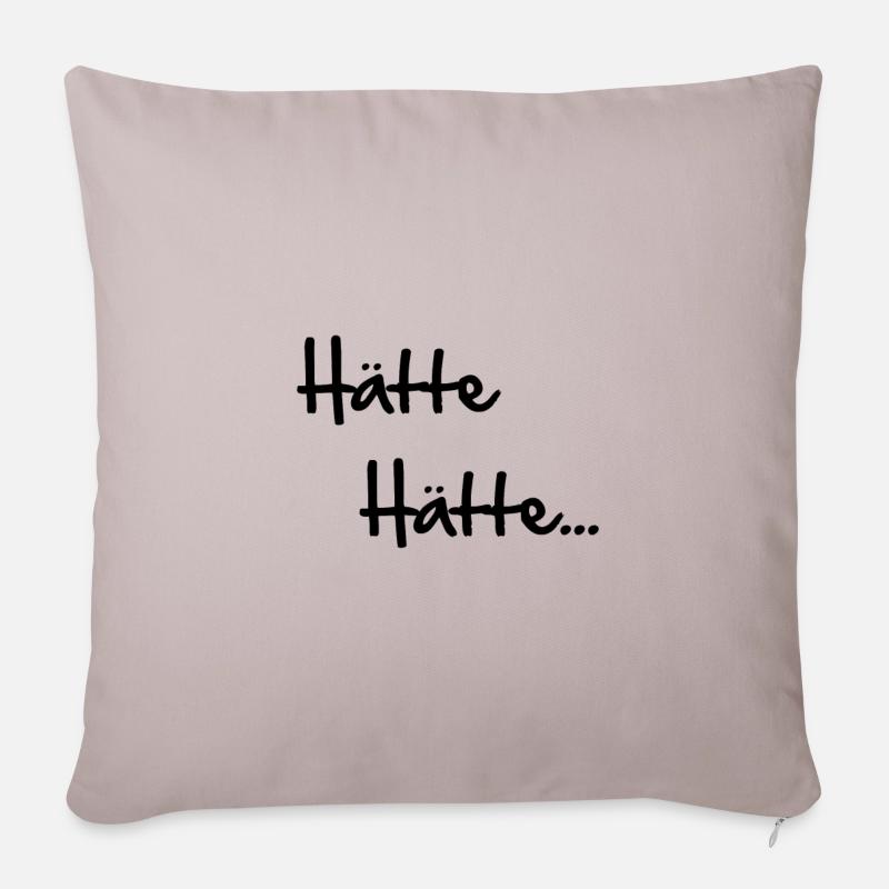 Hätte Hätte - Sofakissenbezug 45 x 45 cm - helles Taupe