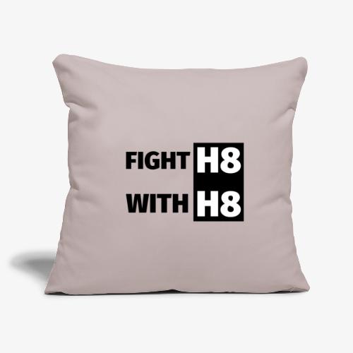 FIGHTH8 dark - Sofa pillowcase 17,3'' x 17,3'' (45 x 45 cm)