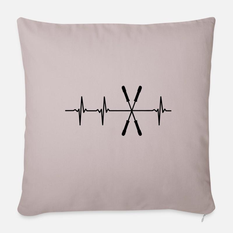 jugger - Housse de coussin décorative 45 x 45 cm - taupe clair