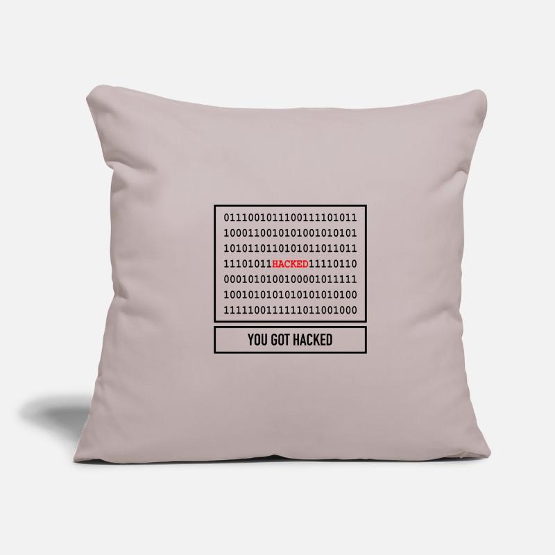 Hacker Code Geschenk Informatiker Technik Sofakissenbezug 45 x 45 cm