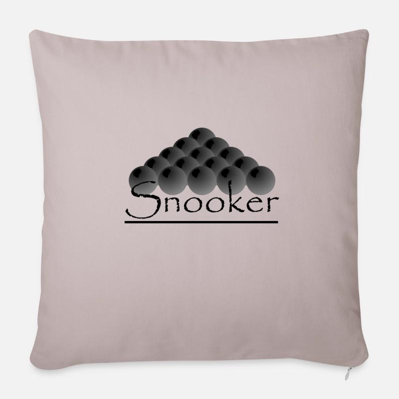 Snooker - Sofakissenbezug 45 x 45 cm - helles Taupe