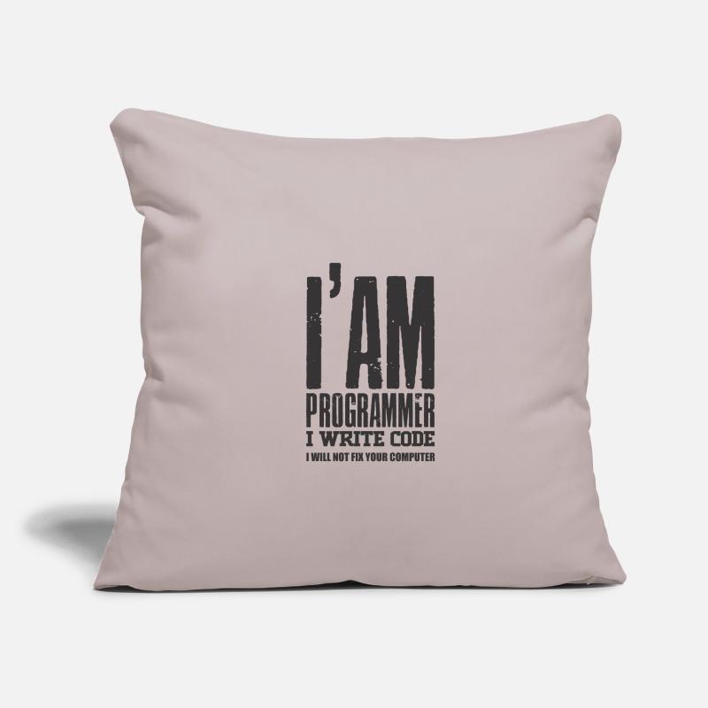 programmer Sofa pillowcase 17,3'' x 17,3'' (45 x 45 cm)
