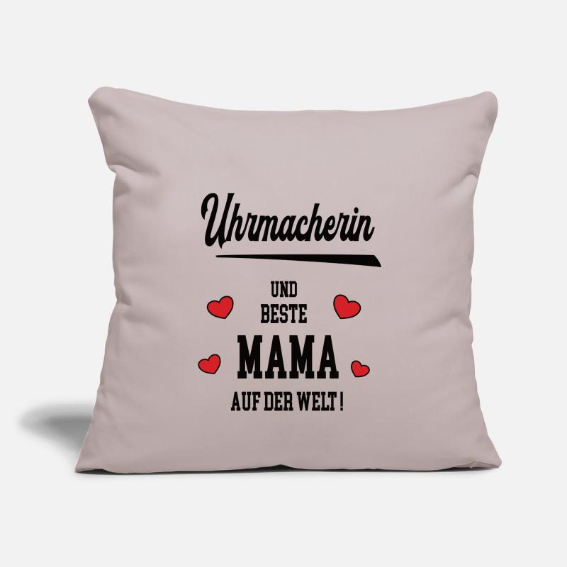 Mama Uhrmacherin Muttertag Geburtstag Mutter Sofakissenbezug 45 x 45 cm