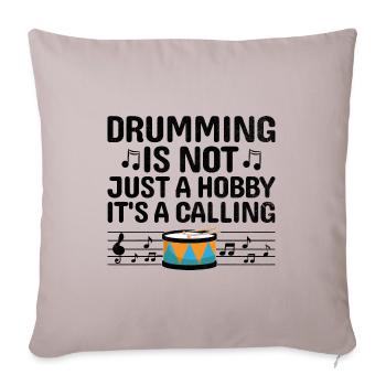 Drum Corps Marching Band Drum Corp Music Percussio - Sofakissenbezug 45 x 45 cm - helles Taupe - Vorne