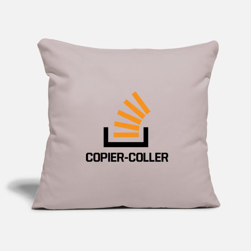 Copier Coller Programmer Software Developer Nerd G Sofakissenbezug 45 x 45 cm