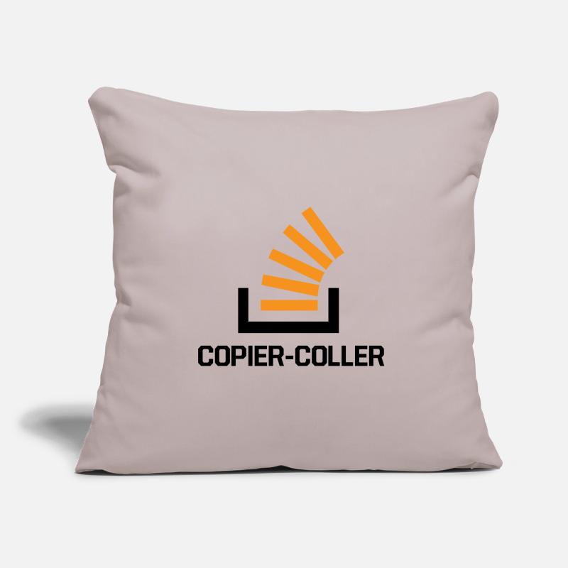 Copier Coller Programmer Software Developer Nerd G Sofakissenbezug 45 x 45 cm