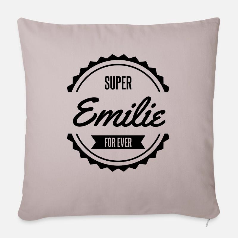 super emilie - Housse de coussin décorative 45 x 45 cm - taupe clair