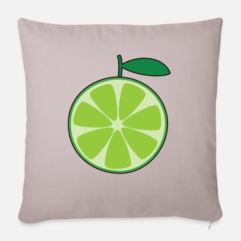 Limette - Sofakissenbezug 45 x 45 cm - helles Taupe