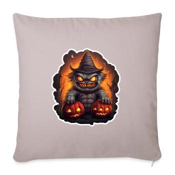 Halloween Monsters - Sofa pillowcase 17,3'' x 17,3'' (45 x 45 cm) - light taupe - Front