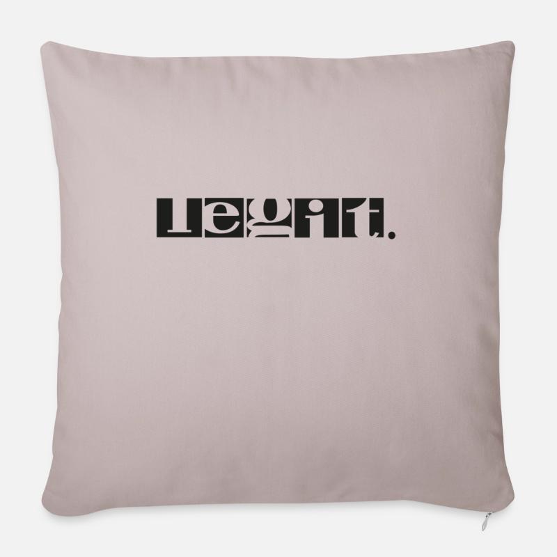 legit - Sofakissenbezug 45 x 45 cm - helles Taupe