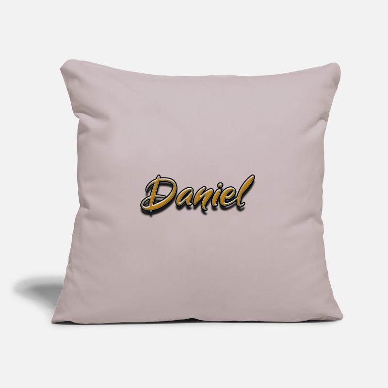 Daniel First name Name individually personalized Sofa pillowcase 17,3'' x 17,3'' (45 x 45 cm)