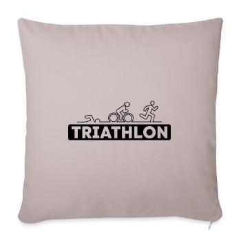 Triathlon - Sofa pillowcase 17,3'' x 17,3'' (45 x 45 cm) - light taupe - Front