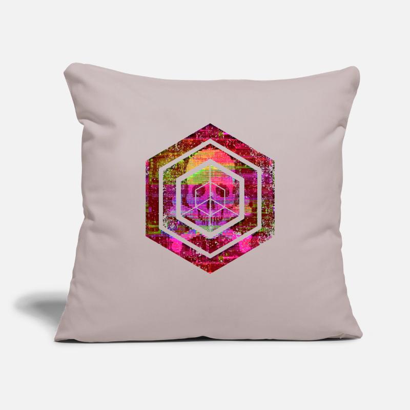 Hexagon-Programmierung Programmierer Codierung geometrisch Sofakissenbezug 45 x 45 cm