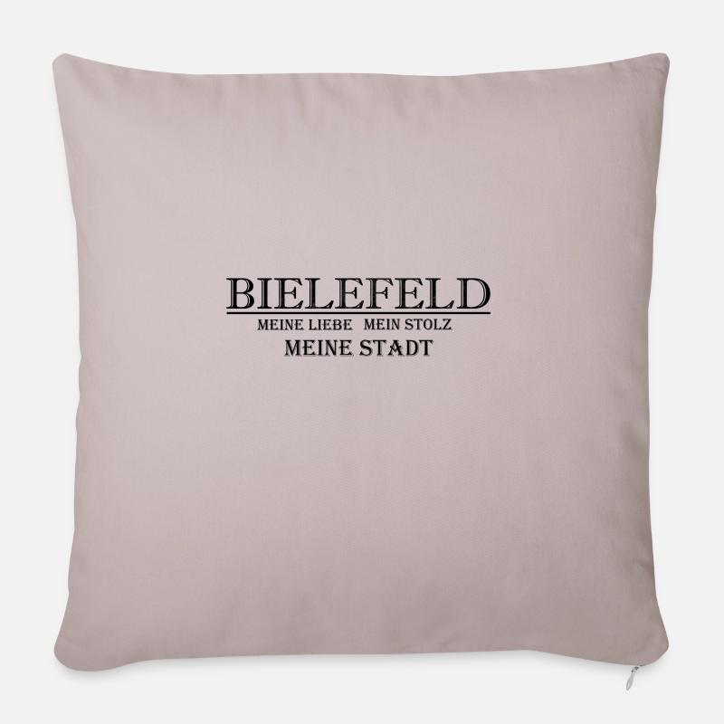 Bielefeld - Sofakissenbezug 45 x 45 cm - helles Taupe
