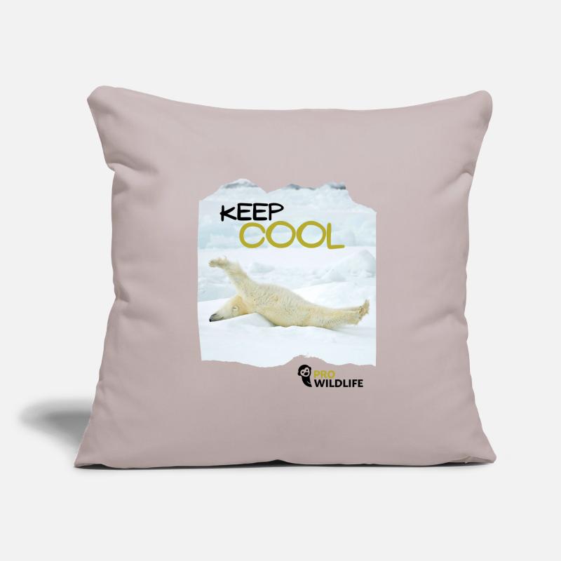 KEEP COOL Eisbär Sofakissenbezug 45 x 45 cm