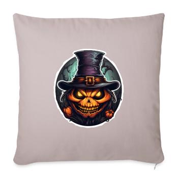 Halloween Pumpkin - Sofa pillowcase 17,3'' x 17,3'' (45 x 45 cm) - light taupe - Front