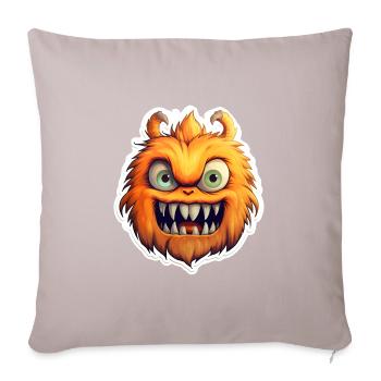 Halloween Monsters - Sofa pillowcase 17,3'' x 17,3'' (45 x 45 cm) - light taupe - Front