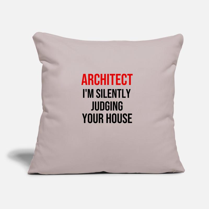 Architect Gift Architecture Student Architecture Sofa pillowcase 17,3'' x 17,3'' (45 x 45 cm)