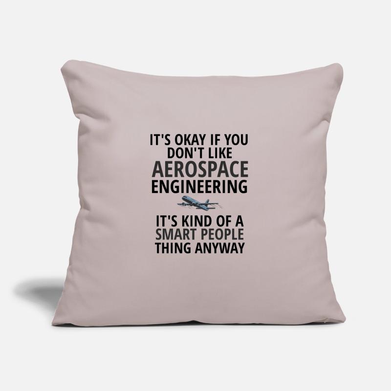 Aerospace Engineer Idée de cadeau Technologie spatiale Housse de coussin décorative 45 x 45 cm