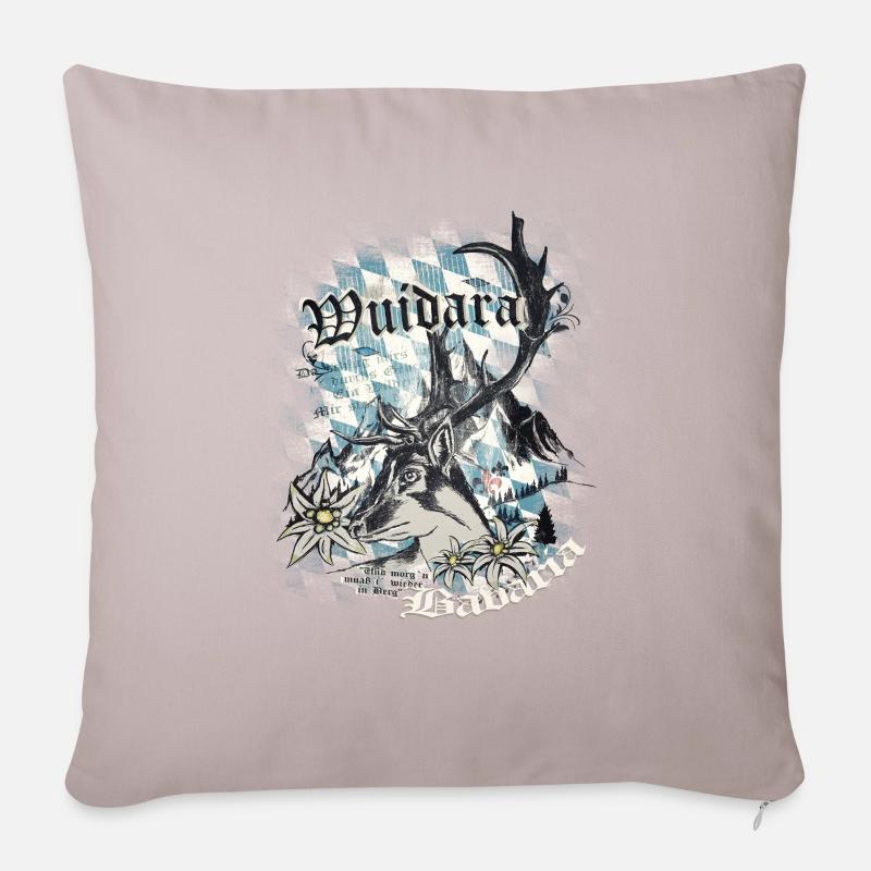 Bayern Wilderer - Sofakissenbezug 45 x 45 cm - helles Taupe