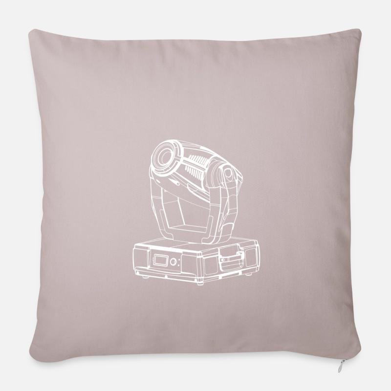 Ingénieur d'éclairage - Housse de coussin décorative 45 x 45 cm - taupe clair