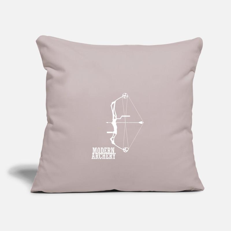 Bogenschießen Bogen Bogensport Compound Geschenk Sofakissenbezug 45 x 45 cm