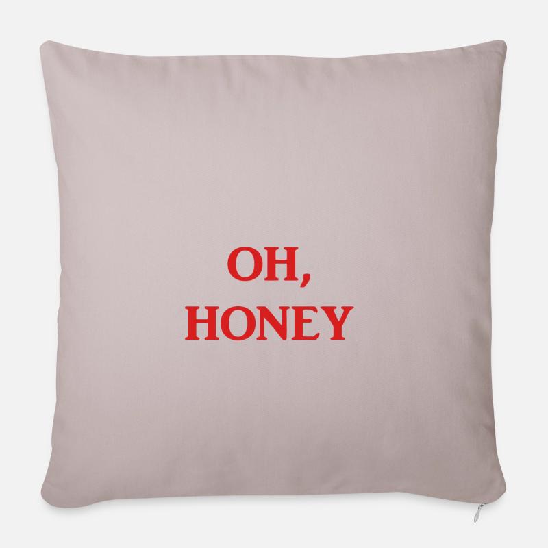 OH HONEY - Sofakissenbezug 45 x 45 cm - helles Taupe