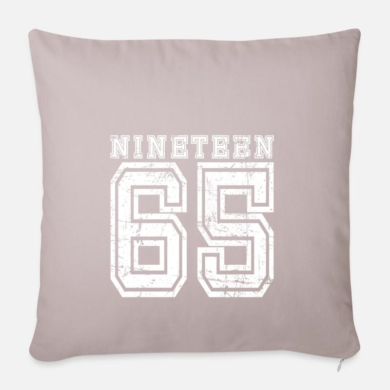 NINETEEN 1965 - Sofakissenbezug 45 x 45 cm - helles Taupe