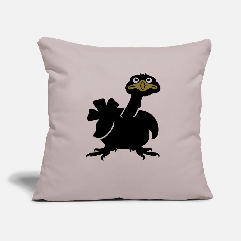 dinde / Turkey (3c) Housse de coussin décorative 45 x 45 cm
