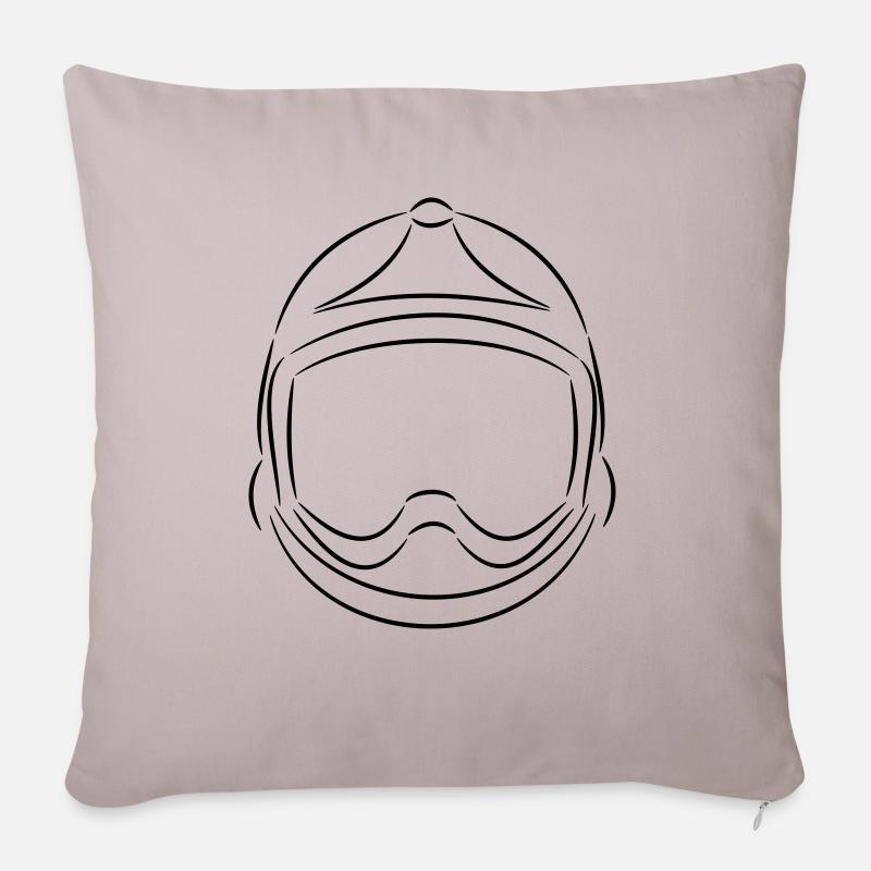 casque pompier f1 xf - Sofakissenbezug 45 x 45 cm - helles Taupe