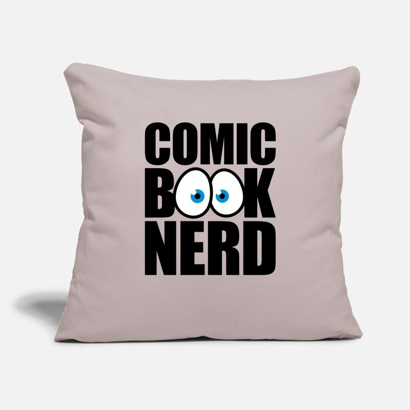 Comic book nerd Sofa pillowcase 17,3'' x 17,3'' (45 x 45 cm)