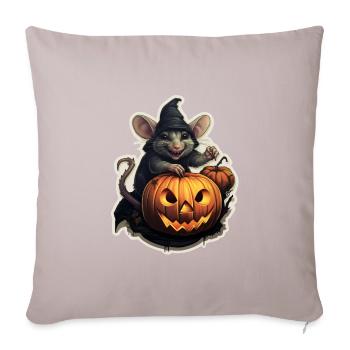 Halloween Maus - Sofakissenbezug 45 x 45 cm - helles Taupe - Vorne