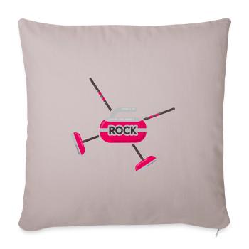 Curling Curling Curling Stone Curler - Sofa pillowcase 17,3'' x 17,3'' (45 x 45 cm) - light taupe - Front