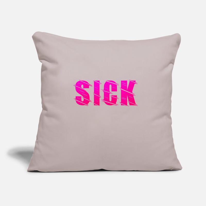Conception malade Housse de coussin décorative 45 x 45 cm