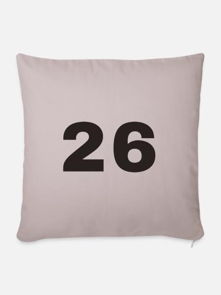 26 - Sofakissenbezug 45 x 45 cm - helles Taupe