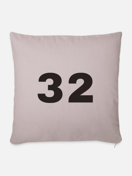 32 - Sofakissenbezug 45 x 45 cm - helles Taupe