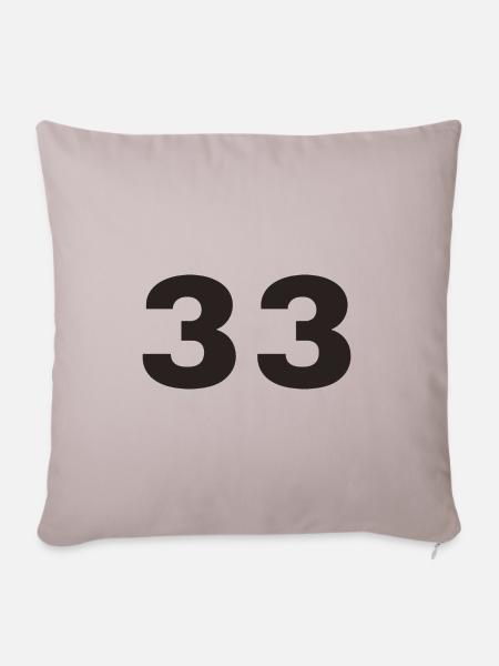 33 - Sofakissenbezug 45 x 45 cm - helles Taupe