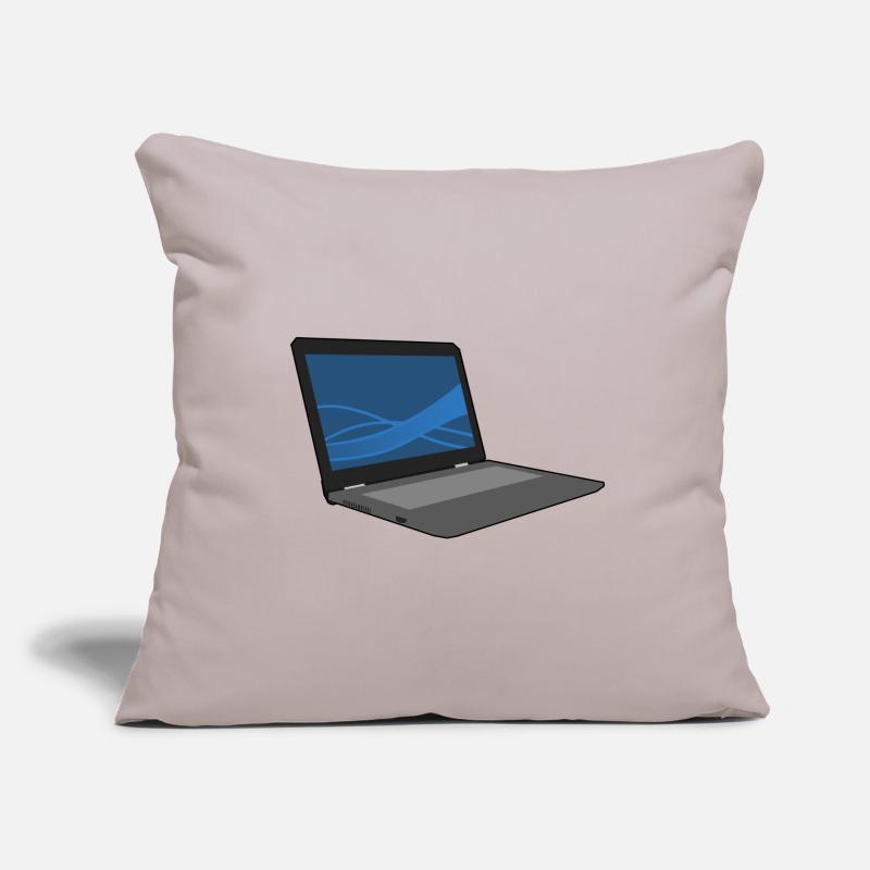 Laptop computer keyboard PC notebook gift idea Sofa pillowcase 17,3'' x 17,3'' (45 x 45 cm)