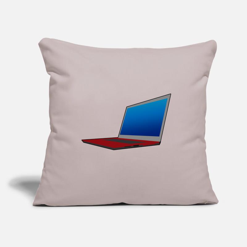 Laptop computer keyboard PC notebook gift idea Sofa pillowcase 17,3'' x 17,3'' (45 x 45 cm)