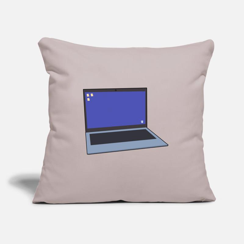 Laptop computer keyboard PC notebook gift idea Sofa pillowcase 17,3'' x 17,3'' (45 x 45 cm)