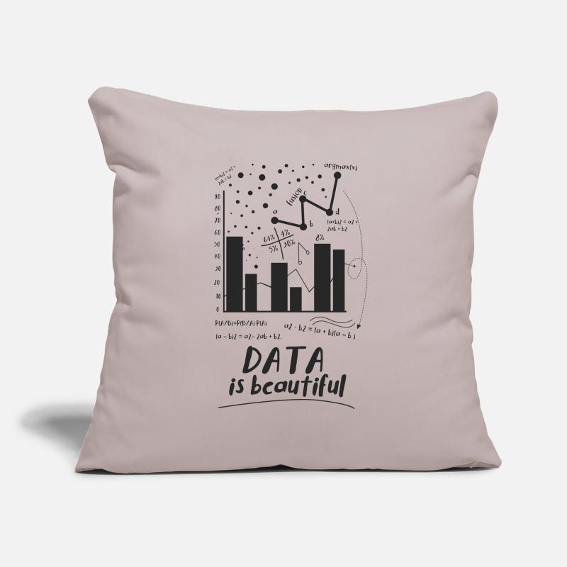 Statistician analyst Sofa pillowcase 17,3'' x 17,3'' (45 x 45 cm)