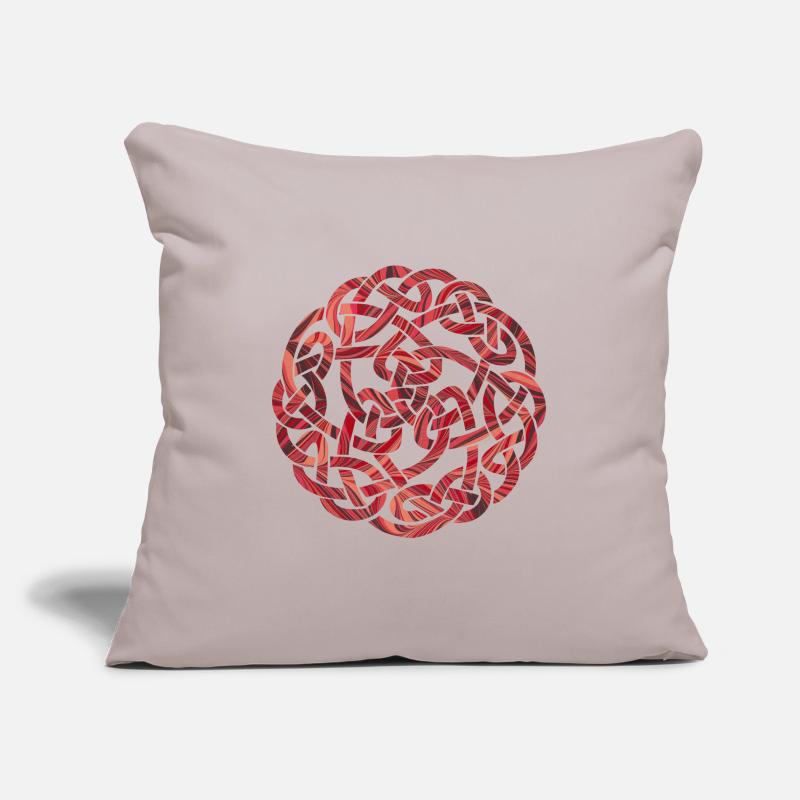Celtic knot 5 e 18 Sofa pillowcase 17,3'' x 17,3'' (45 x 45 cm)