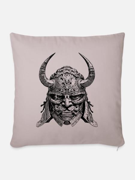 Samurai-Kraft – Entfessele deine innere Stärke! - Sofakissenbezug 45 x 45 cm - helles Taupe