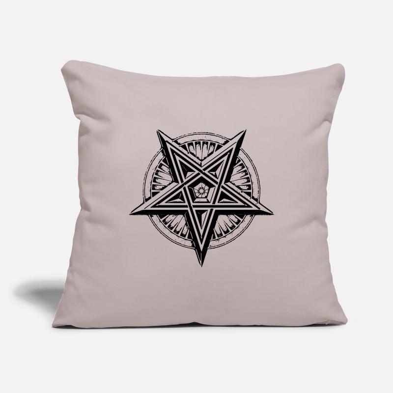 pentacle Housse de coussin décorative 45 x 45 cm