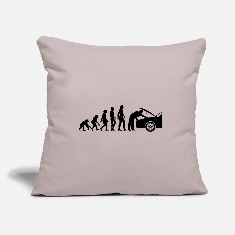 Atelier de mécanique mécatronique Evolution Housse de coussin décorative 45 x 45 cm