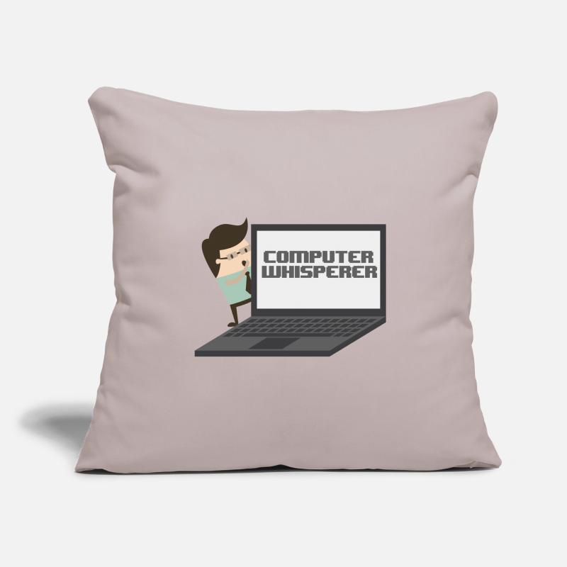 Computer Whisperer - Computer Geek et inséquent. Housse de coussin décorative 45 x 45 cm