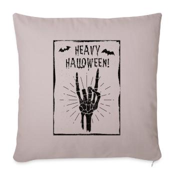 Headbanger Halloween Metal Halloween Geschenk - Sofakissenbezug 45 x 45 cm - helles Taupe - Vorne