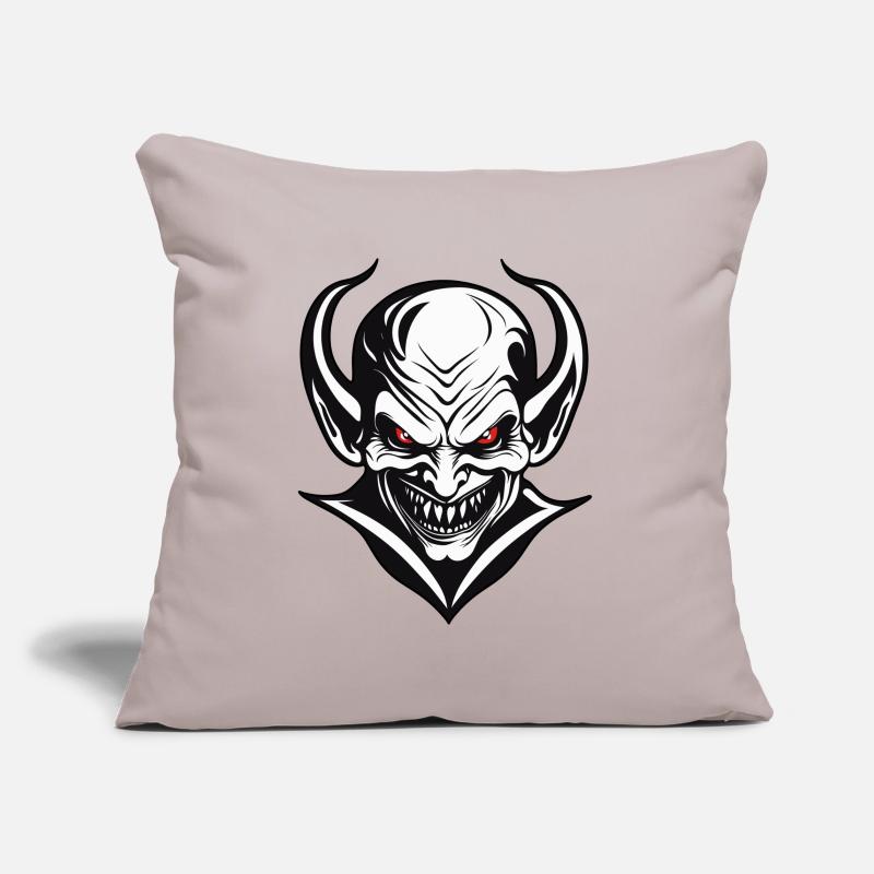 Devil / Hell / Horror / Devilish / Evil Sofa pillowcase 17,3'' x 17,3'' (45 x 45 cm)